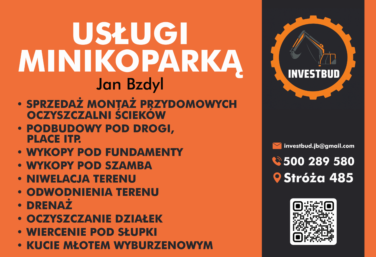 wykopy fundamentów MYŚLENICE
